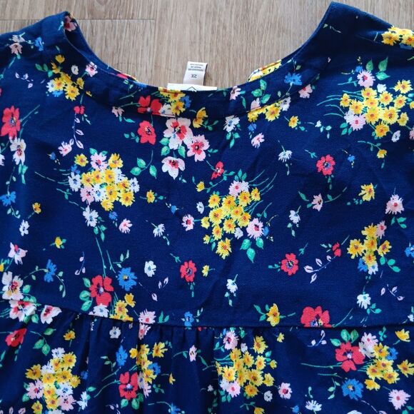 Floral Peasant Top Womens 2X Vneck Pullover 3/4 Sleeve St Johns Bay Boho Comfort - Picture 7 of 10